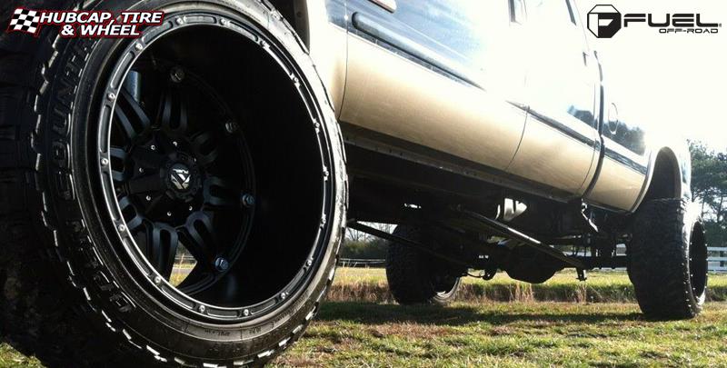 vehicle gallery/ford f 350 fuel hostage d531 0X0 Matte Black wheels and rims